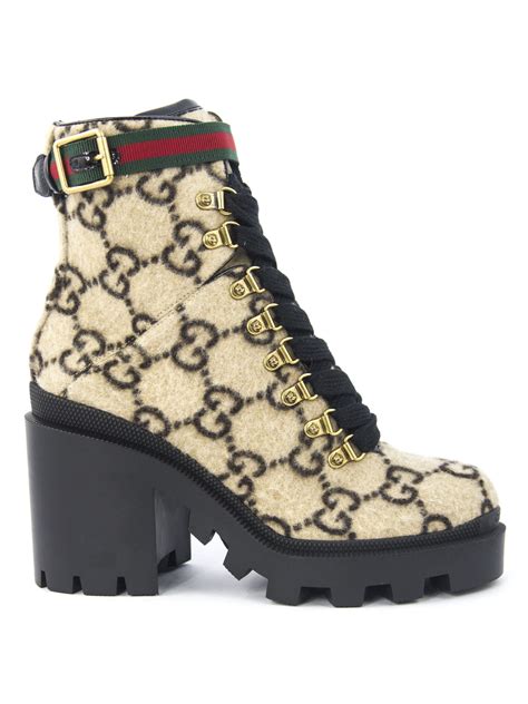 gucci wool ankle boots